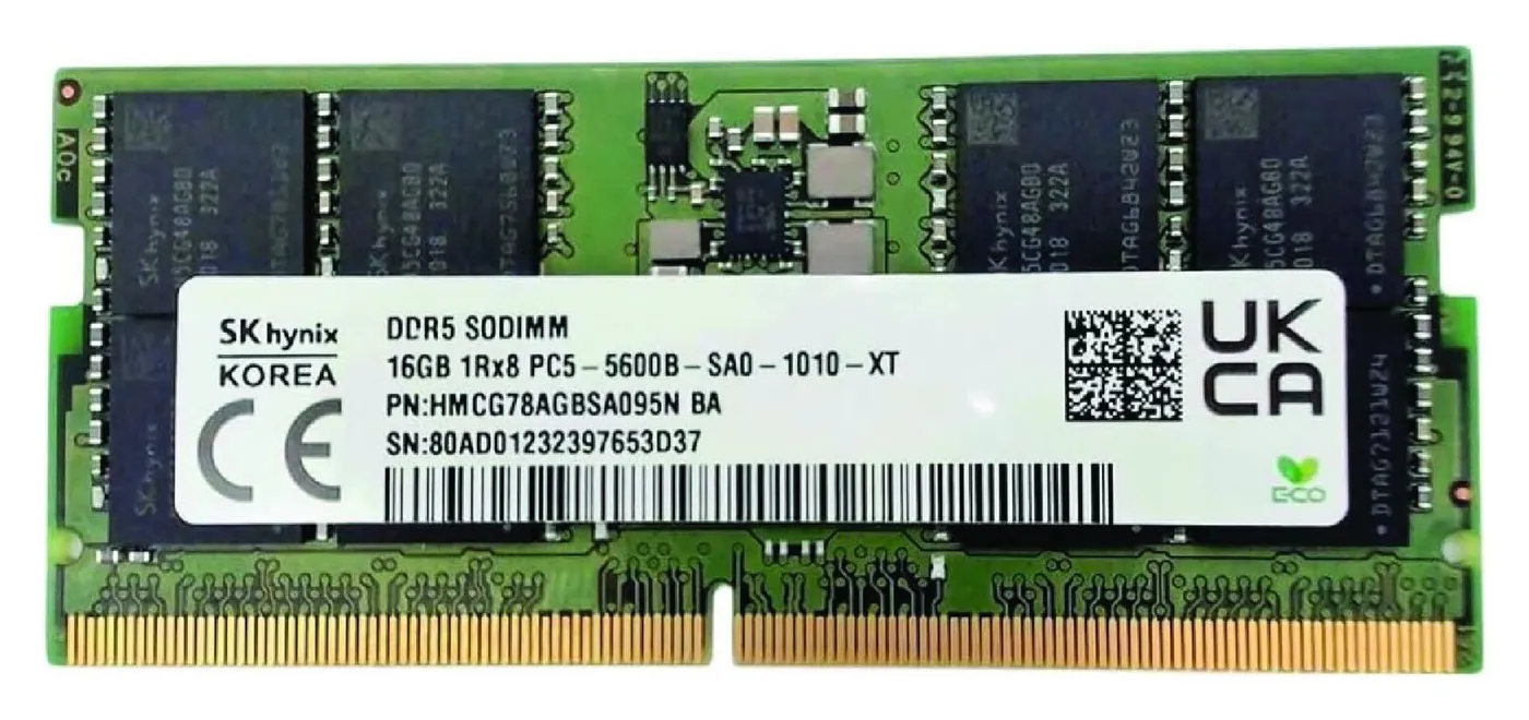 SK hynix DDR5 16Gb Component