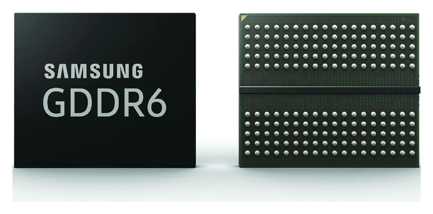 Samsung GDDR6, FBGA component