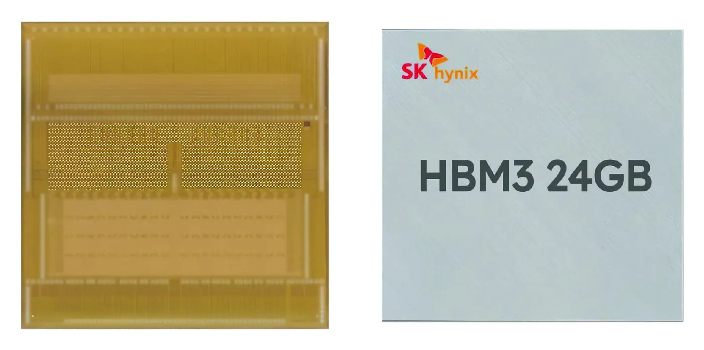 SK hynix HBM3 24GB, HBM stack (2.5D)
