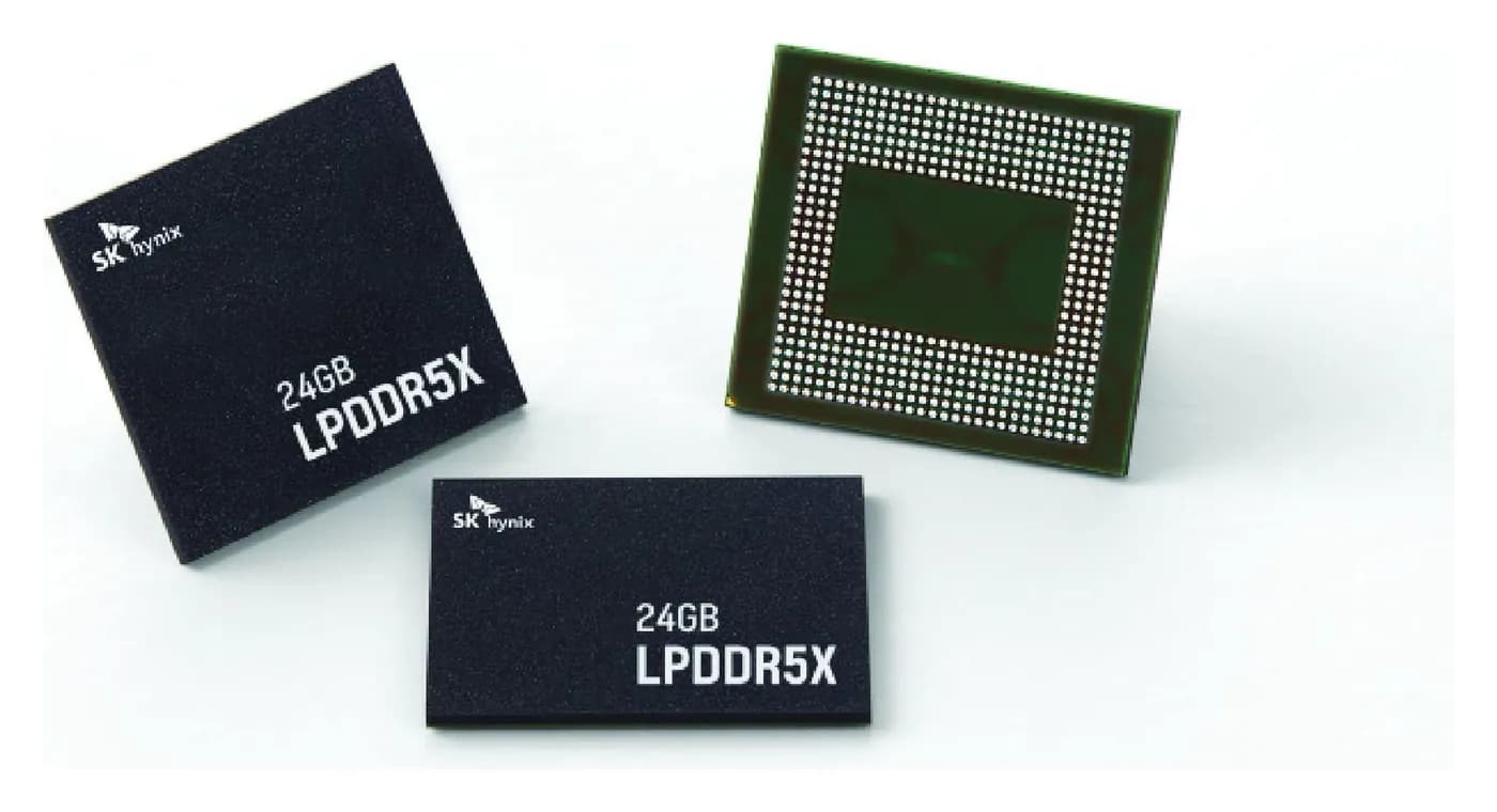 SK hynix LPDDR5X, FBGA / PoP